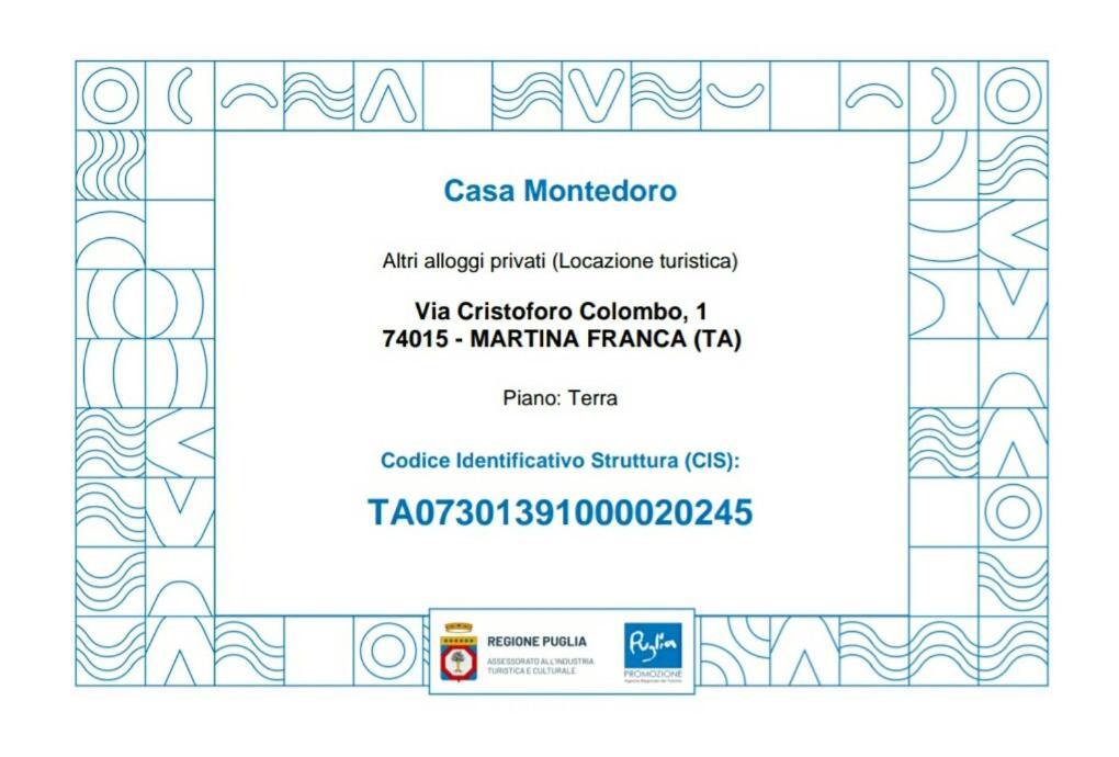 Casa Montedoro Martina Franca Ngoại thất bức ảnh
